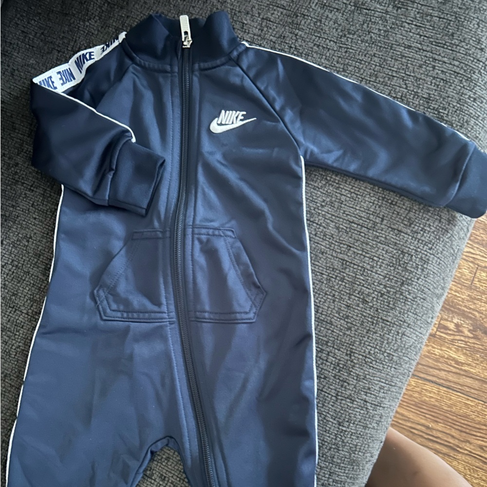 Nike Kids Dark Blue Footie One Piece